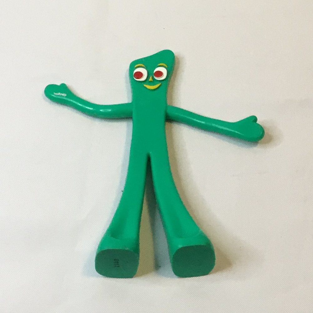 Gumby Green Rubber Figure Prema Toy Co Bendable 6" Tall Poseable Action Figure